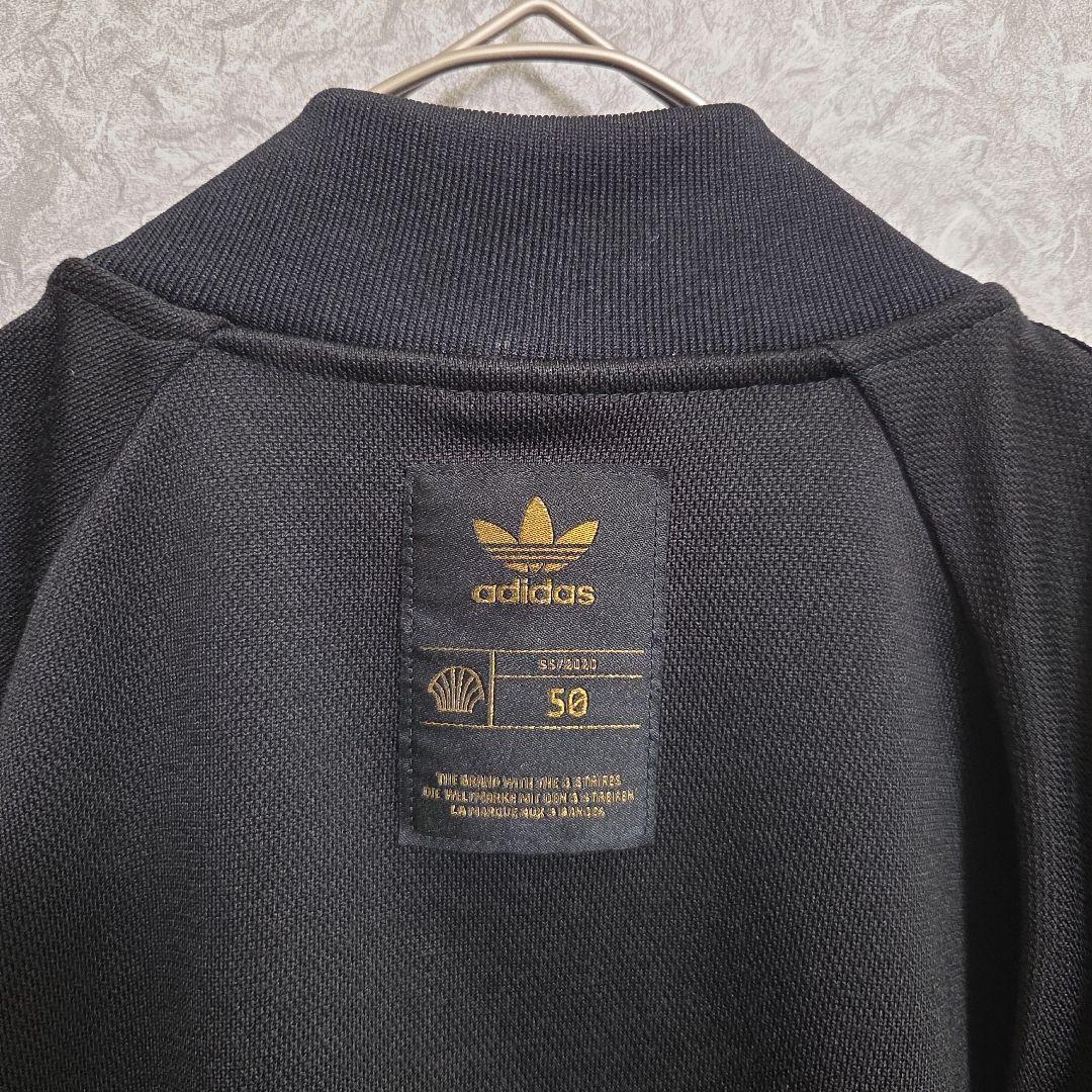 adidas ジャージ　50周年　セットアップ　ゴールド　黒　金　ジャケット