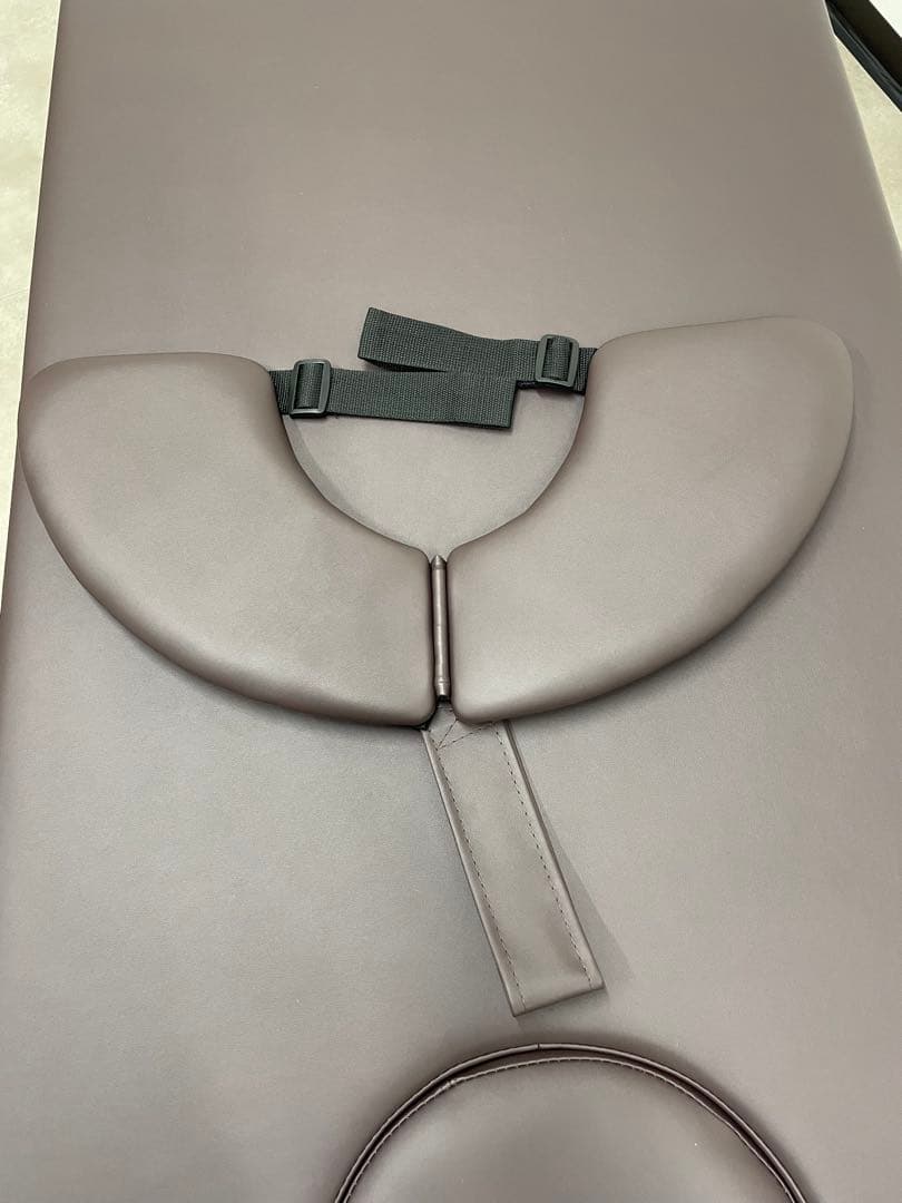 【極美品】昇降式電動ベッド 低反発 幅70cm エステ 整体 ブラウン