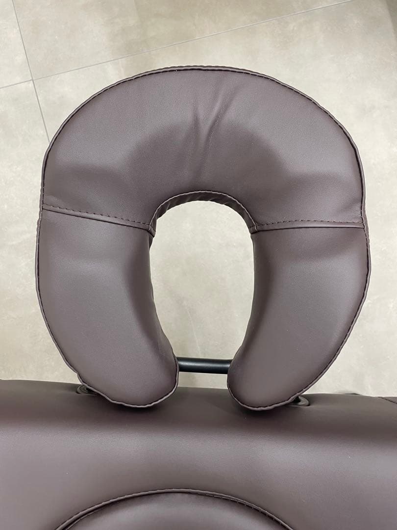 【極美品】昇降式電動ベッド 低反発 幅70cm エステ 整体 ブラウン