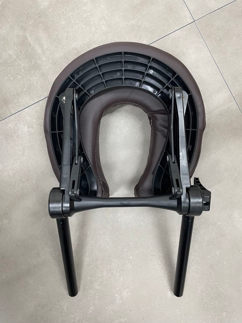 【極美品】昇降式電動ベッド 低反発 幅70cm エステ 整体 ブラウン