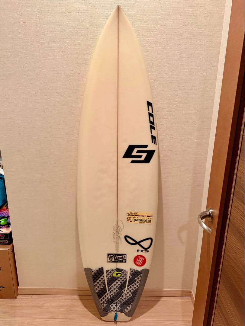 COLE BAZOOKA 5.11 ボード フィン リーシュ ケース付