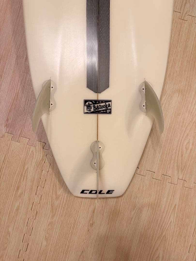 COLE BAZOOKA 5.11 ボード フィン リーシュ ケース付