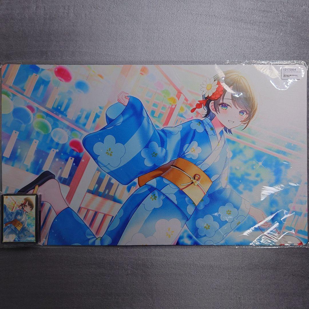 α2 ホロライブ 浴衣&風鈴&巾着 大空スバル スリーブ&プレイマット