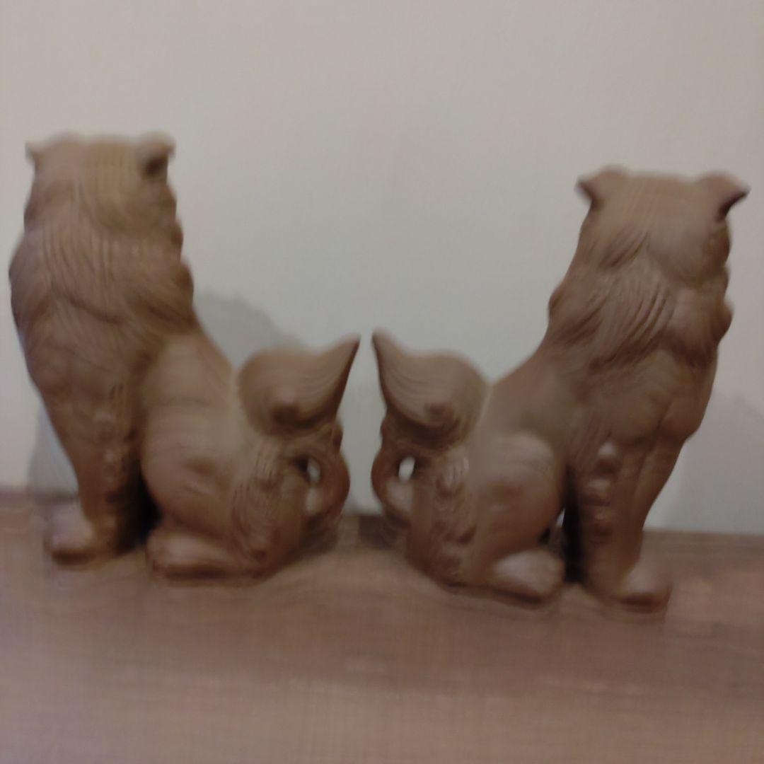 シーサー 陶器製 約20cm