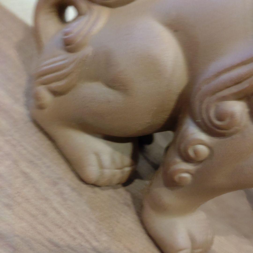 シーサー 陶器製 約20cm