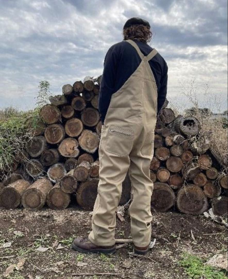 BLUCOウォーム オーバーオール　カーキ美品