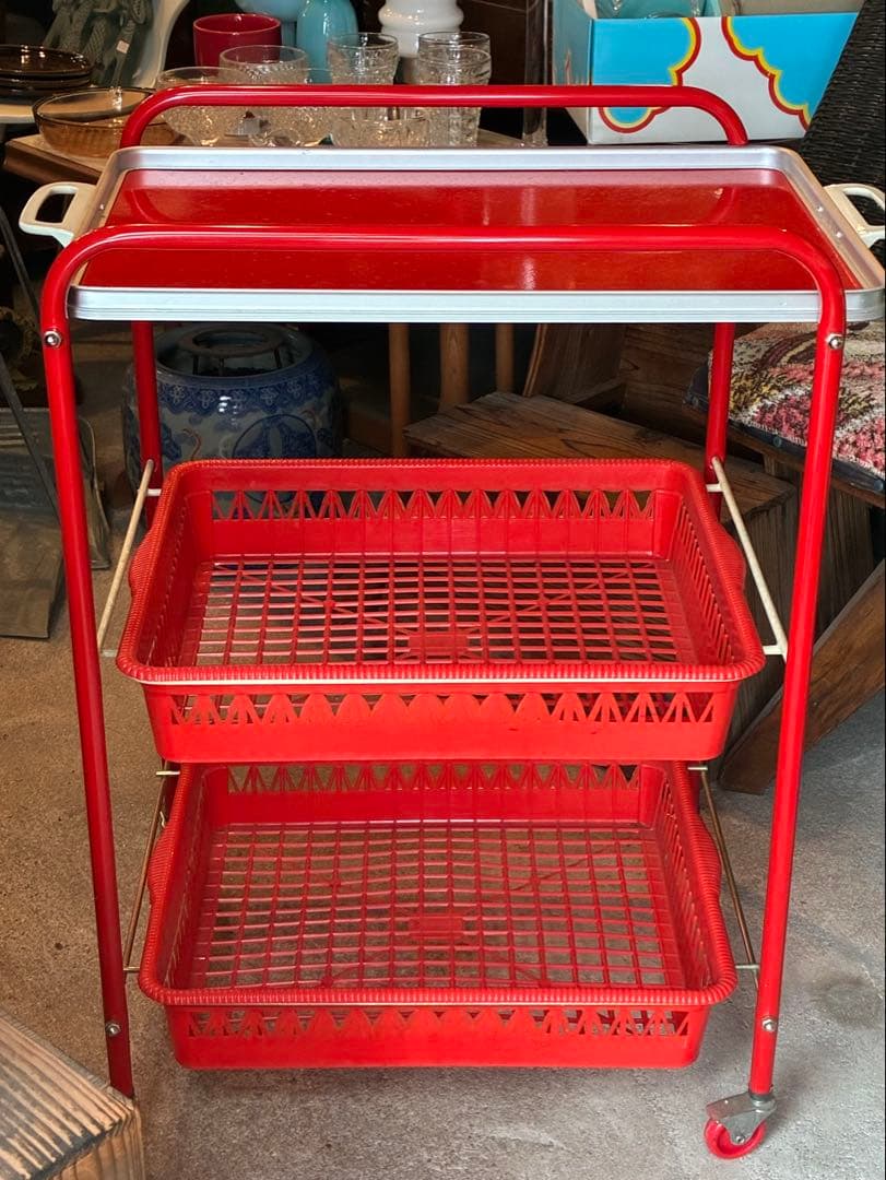 入*兵様 レトロポップキッチンワゴン