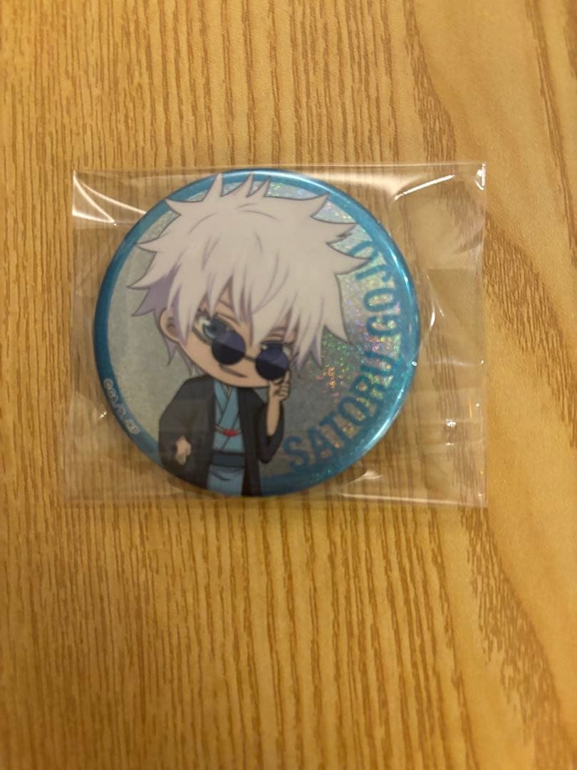 呪術廻戦 ジャンプフェスタ ホログラム 缶バッジ 五条悟