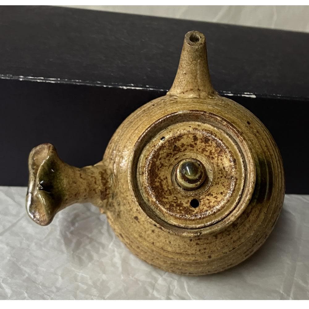 w167 黄瀬戸 煎茶急須 急須 煎茶道具 茶道具