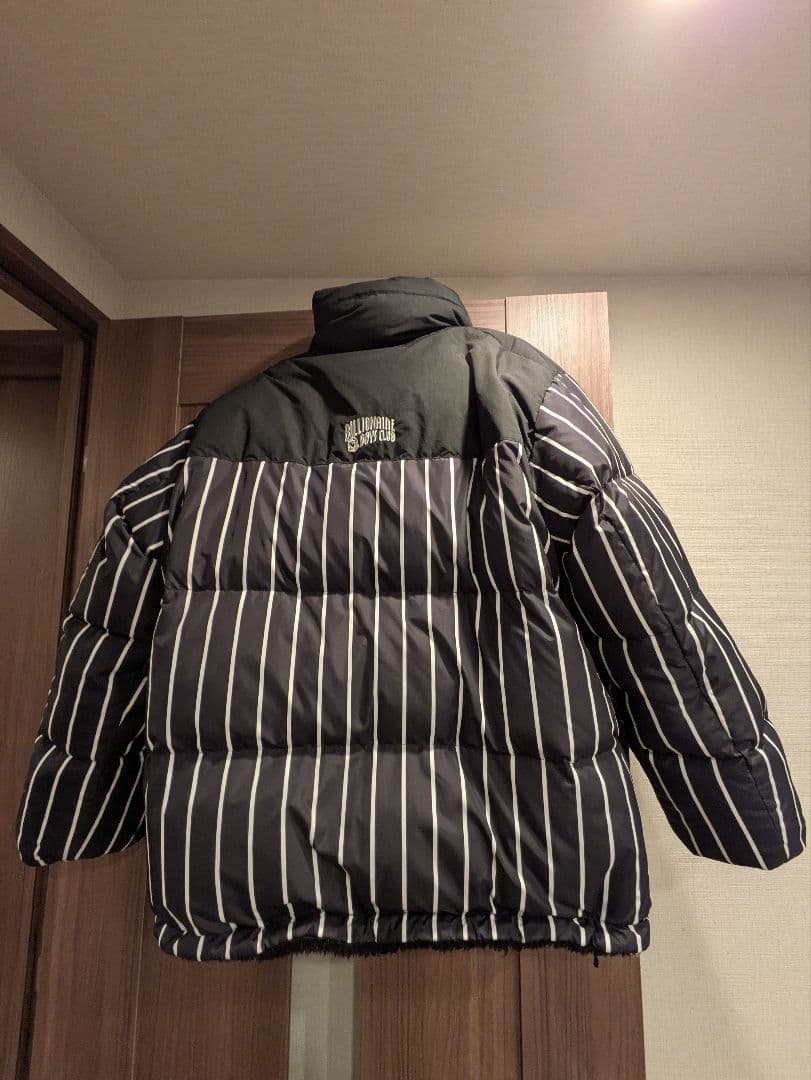 Billionaire Boys Club リバーシブルダウン　ストライプ　L