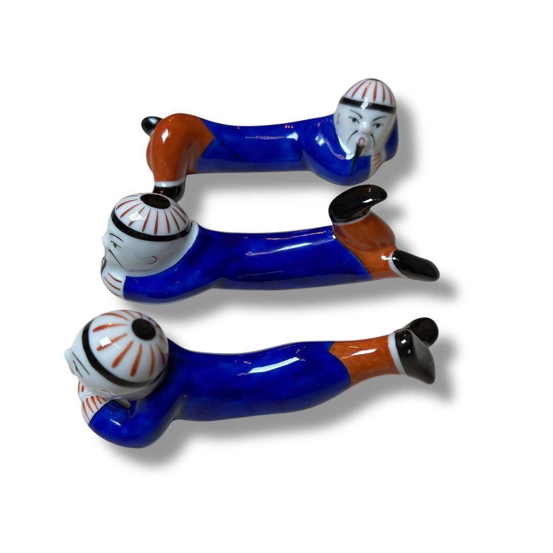 専用 HEREND ヘレンドマンダリン シノワズリ 箸置き 3つセット 青