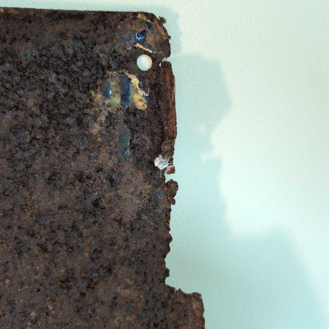 大日本加里株式會社　　　獨佛　加里　琺瑯看板　ホーロー看板