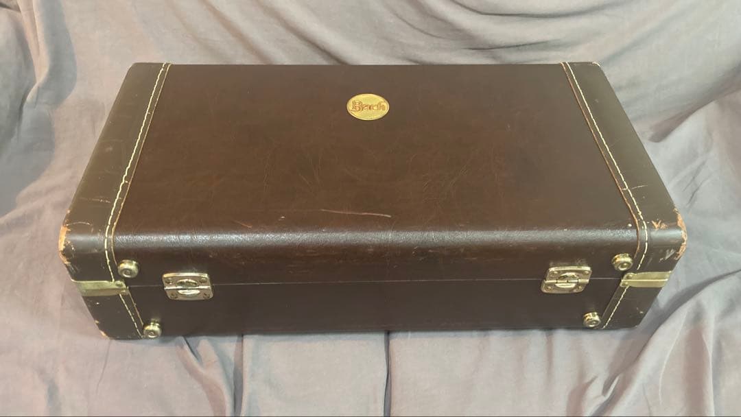 【Tammon】Bach トランペットハードケース(ブラウン)シングル