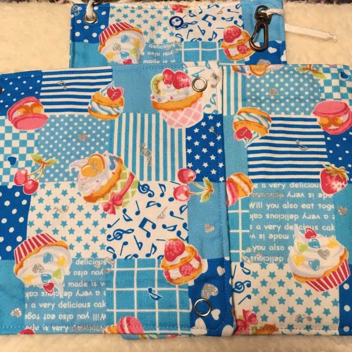 モモンガハウス(スイーツ・パッチ柄・ラメ入り)  春(夏)秋仕様 1900円