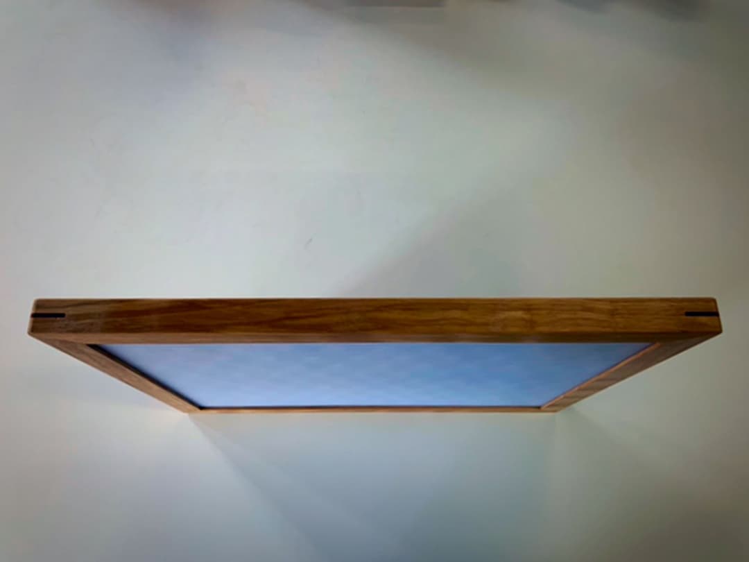 麻の葉組子ウォールアート