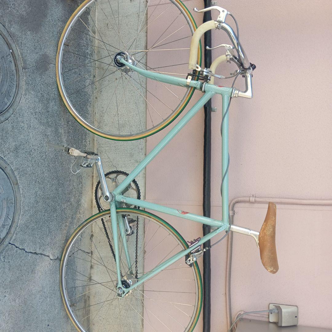 ミントグリーン ピストバイク