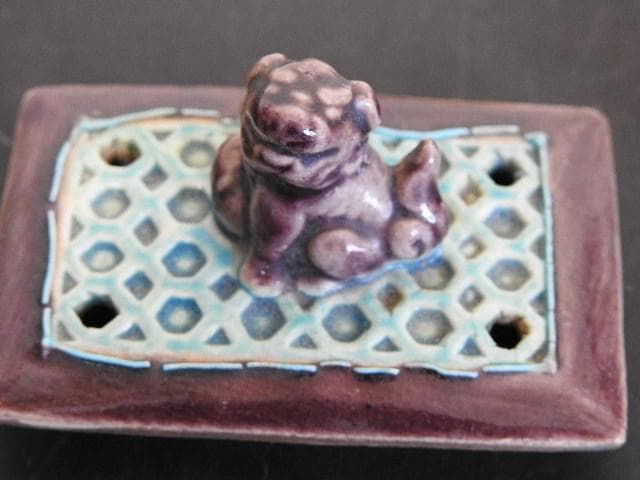 偕楽園香炉　獅子　MA579