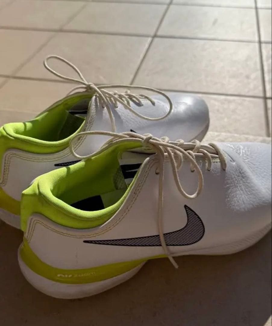 Nike ゴルフシューズ 女性用 ホワイト/ライム