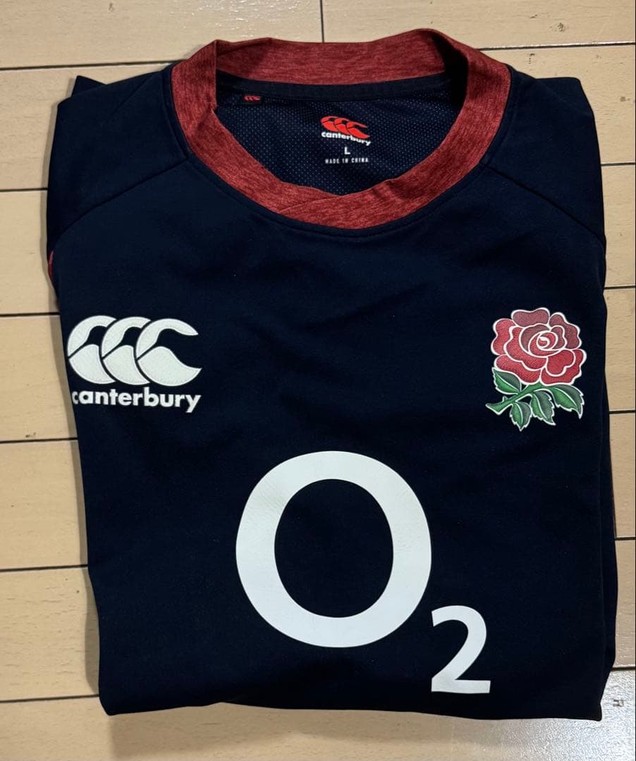 ラグビー　イングランド　練習用ジャージ