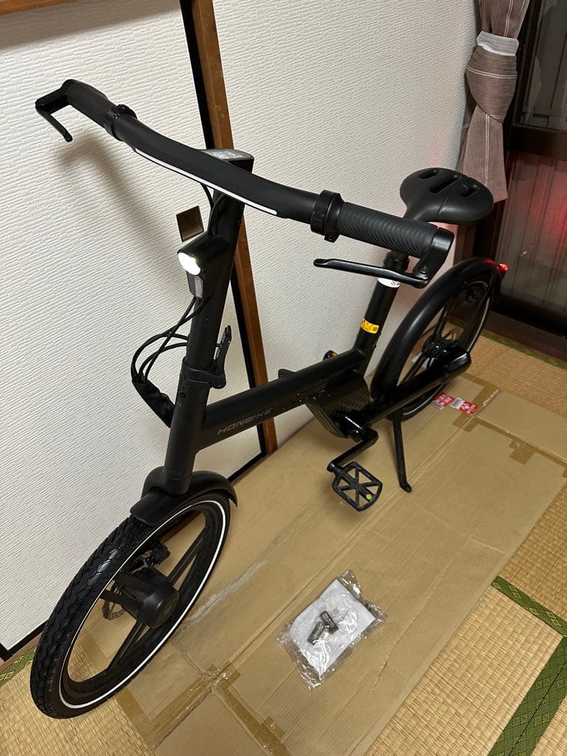 電動アシスト自転車 折りたたみ ブラック
