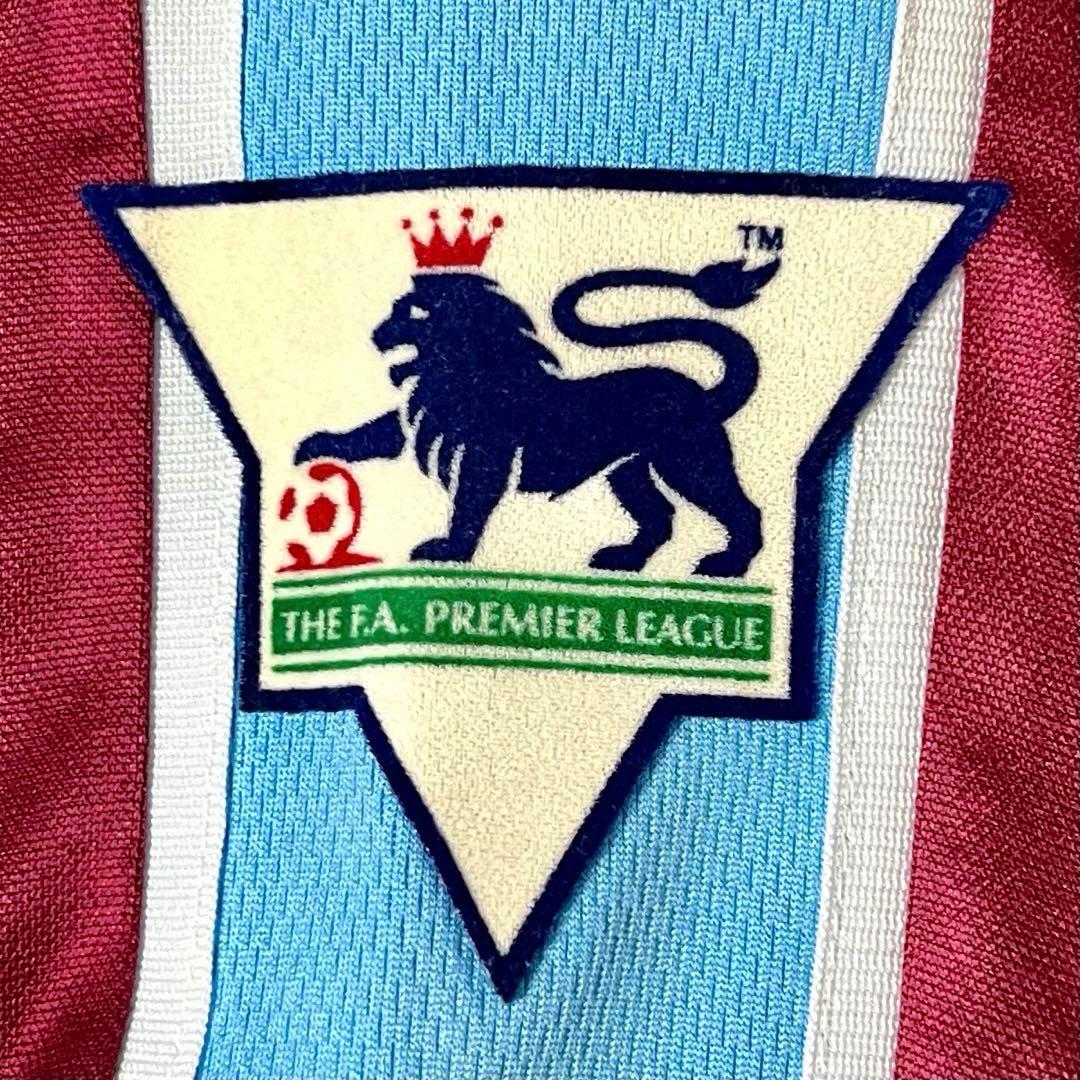 【当時物】99-01 ウェストハム ♯10 ディカーニオ【L-XL相当】ホーム