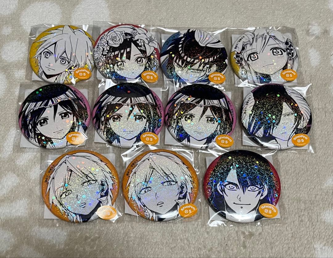 マギ くじメイト E賞 ホログラム缶バッジ 第2弾