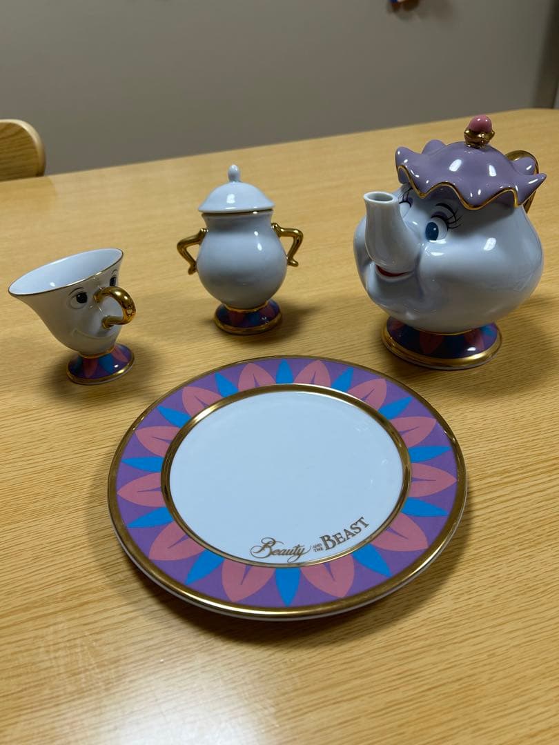 レア 東京ディズニーランド ポット夫人 チップ セット