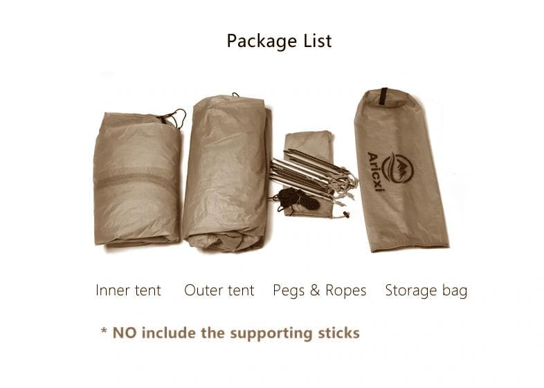 Aricxi light 2 トレッキングポール軽量テント
