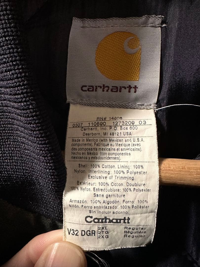 美品　Carhartt カーハート ダック ベスト　キルティング