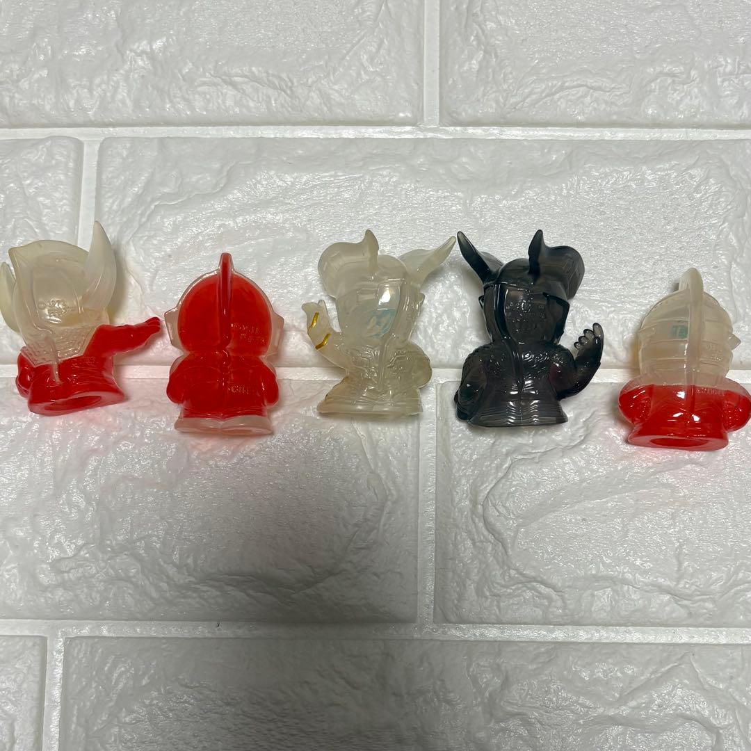 激レア!! ウルトラマン指人形クリアver.5体セット