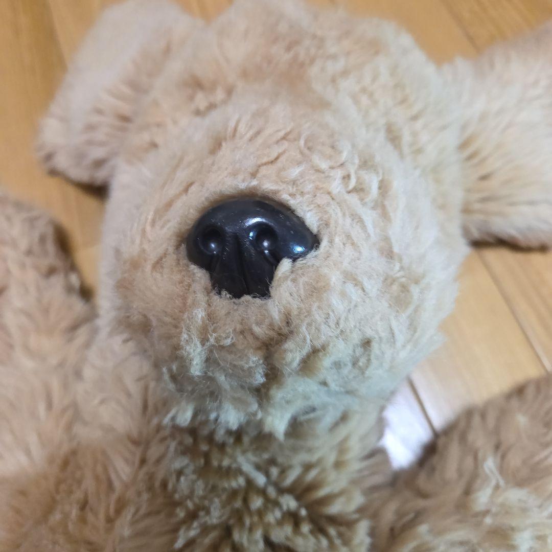 大きめ ベージュ 犬のぬいぐるみ くたくた　レトリーバー系？