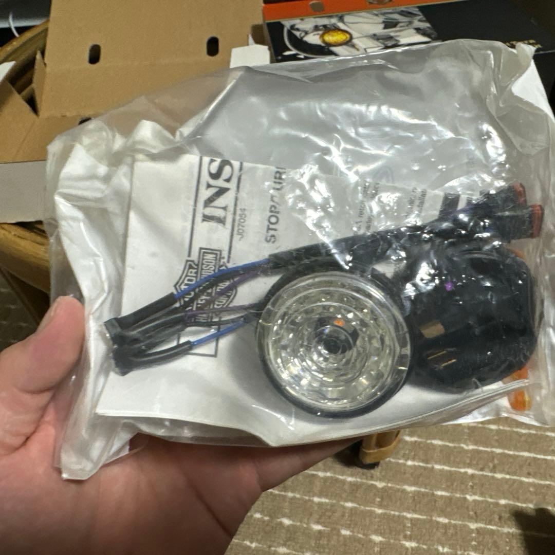 ハーレー純正　LEDウィンカーバレットターンシグナルインサートキットアンバー
