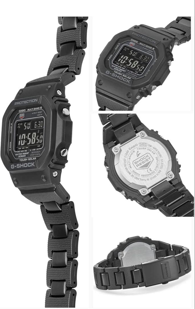 G-SHOCK電波ソーラーGW-M5610UBC-1JF 保護 フィルム付き
