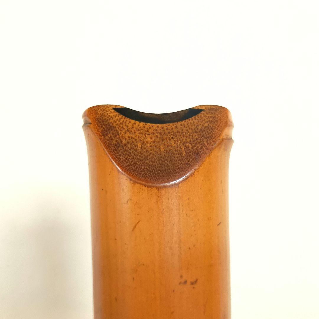 大井如水作☆半地無し一尺八寸管！100年前の名製管師の名管！