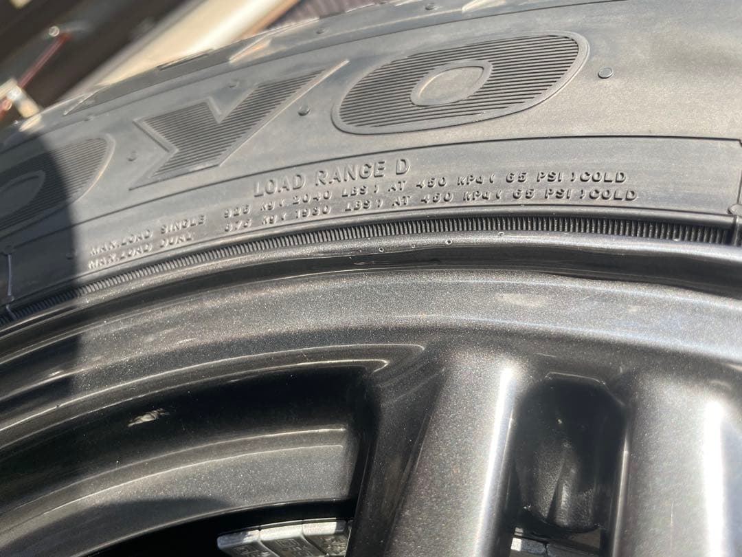 ジムニーjb23純正(エンケイ)16インチTOYOタイヤセット