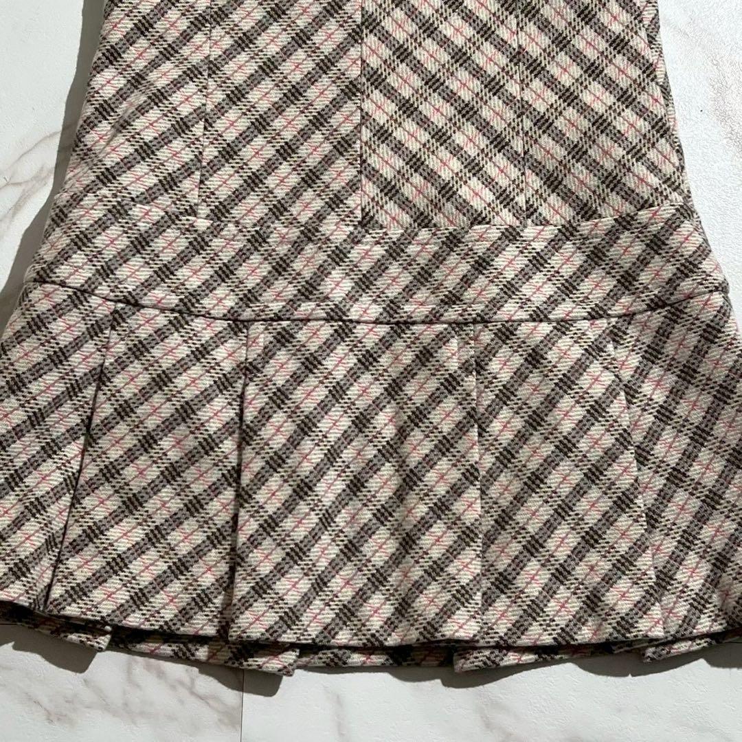 【美品✨吉川ひなの着用】バーバリーブルーレーベル ミニワンピース ノバチェック