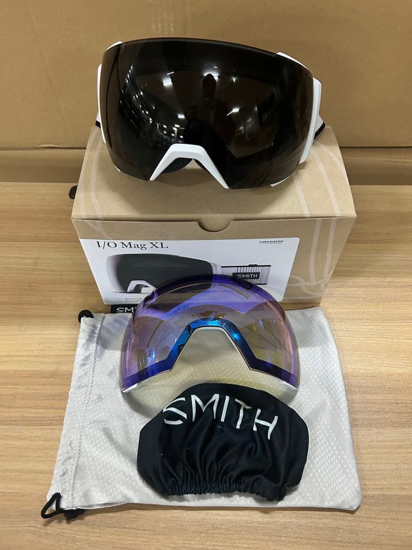 スキー・スノーボードアクセサリー Smith I/O Mag XL ghost