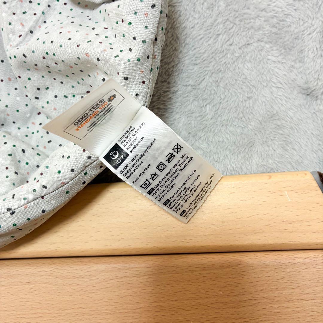 ストッケ　クリック　ハイチェア　グレー　クッション付