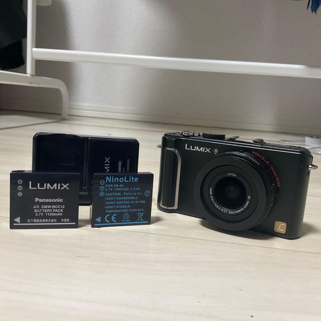 LUMIX DMC-LX3 ブラック バッテリー2個付き