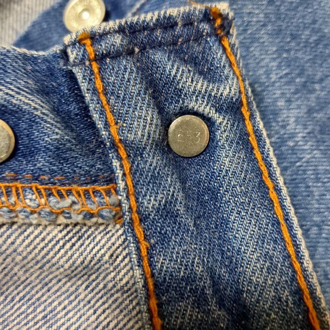 リーバイス501ハチマル W34 旧16番工場 内股シングル 501赤耳 80s