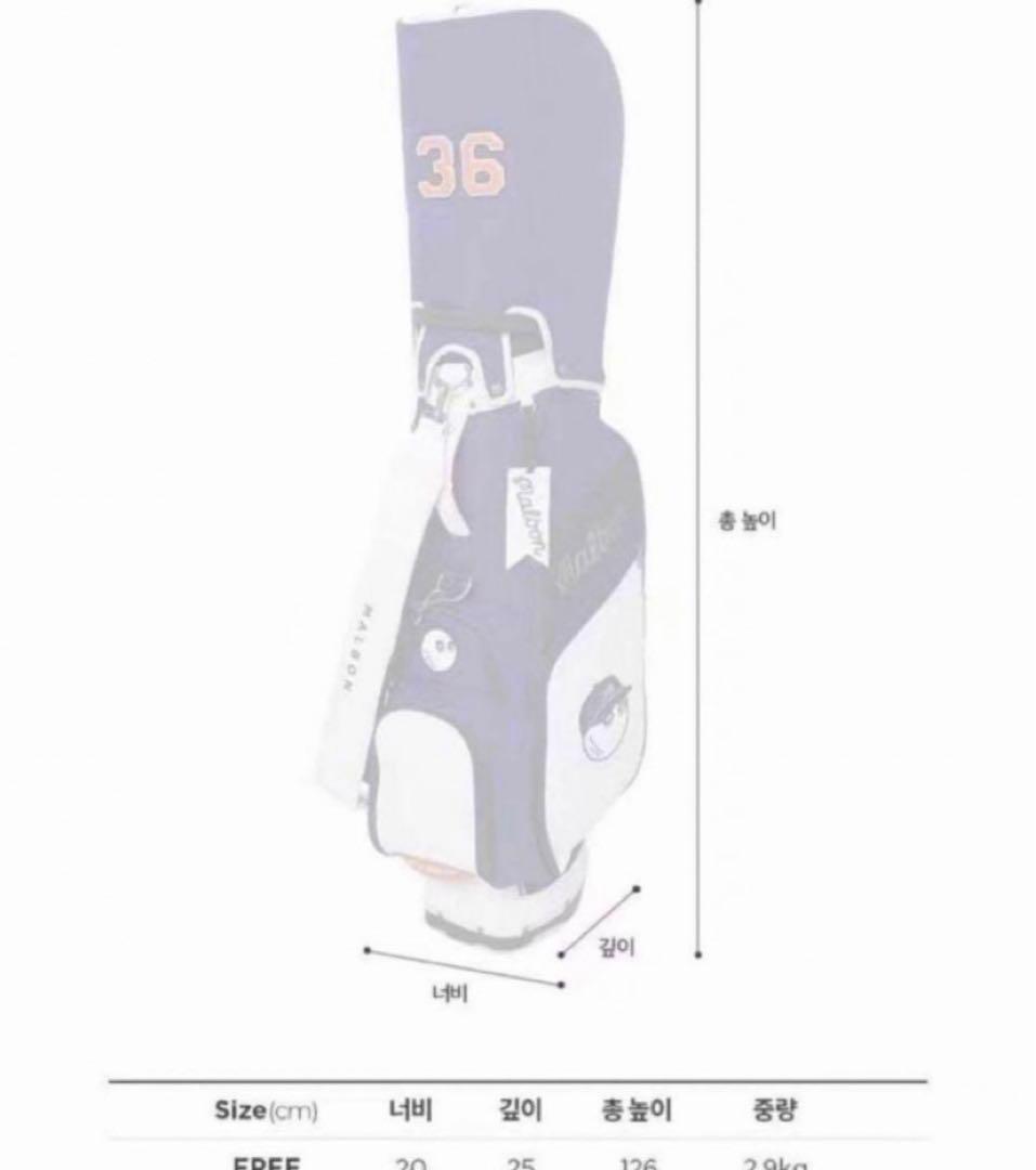 マルボンゴルフ malbon キャディバッグ 新品未使用