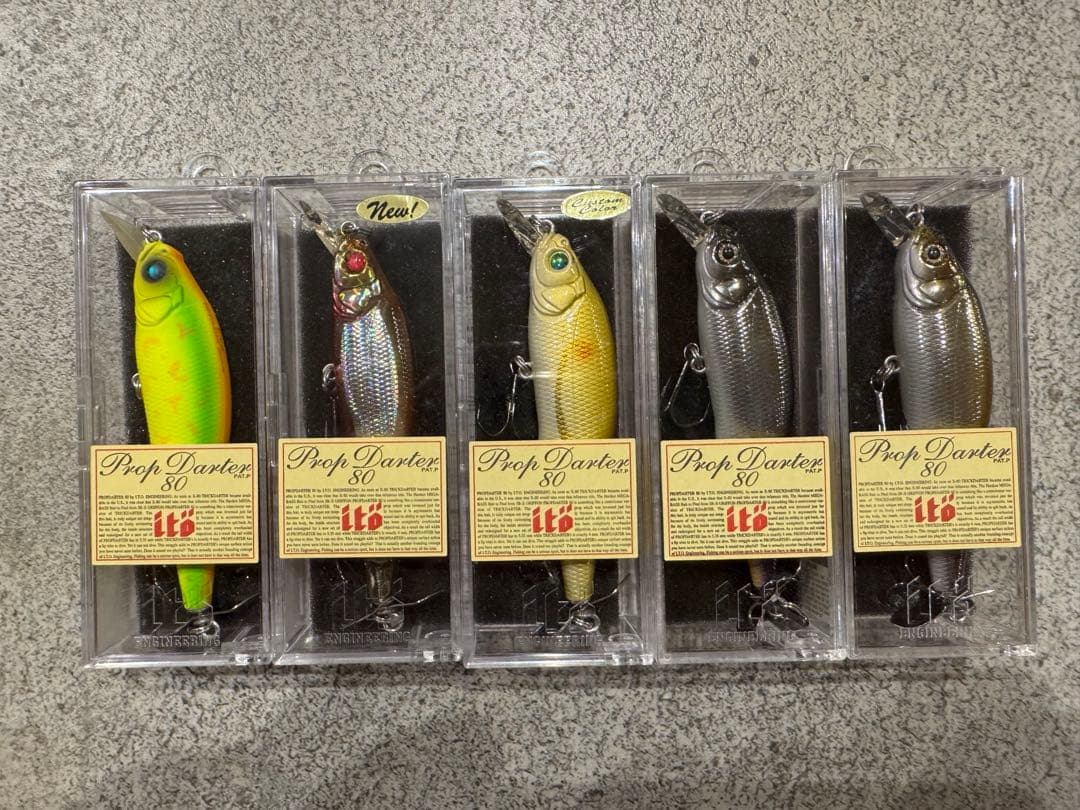 Prop Dartez 80 ルアー 5個セット
