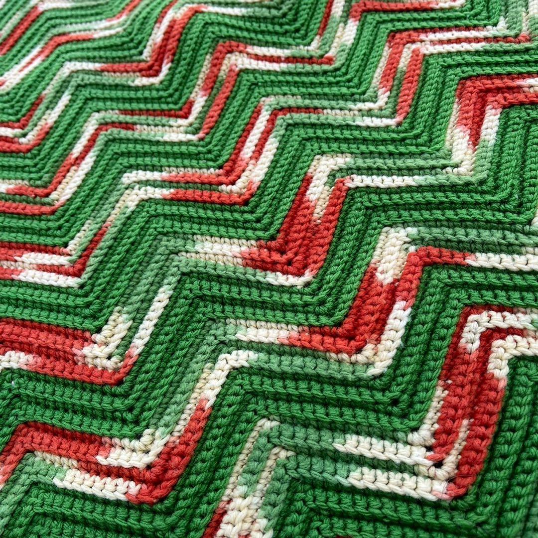 【USA vintage】グラニーブランケット ラグ アメリカ ビンテージ