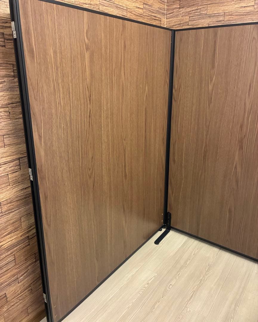 オフィスパーテーション 木目調　引き取り限定