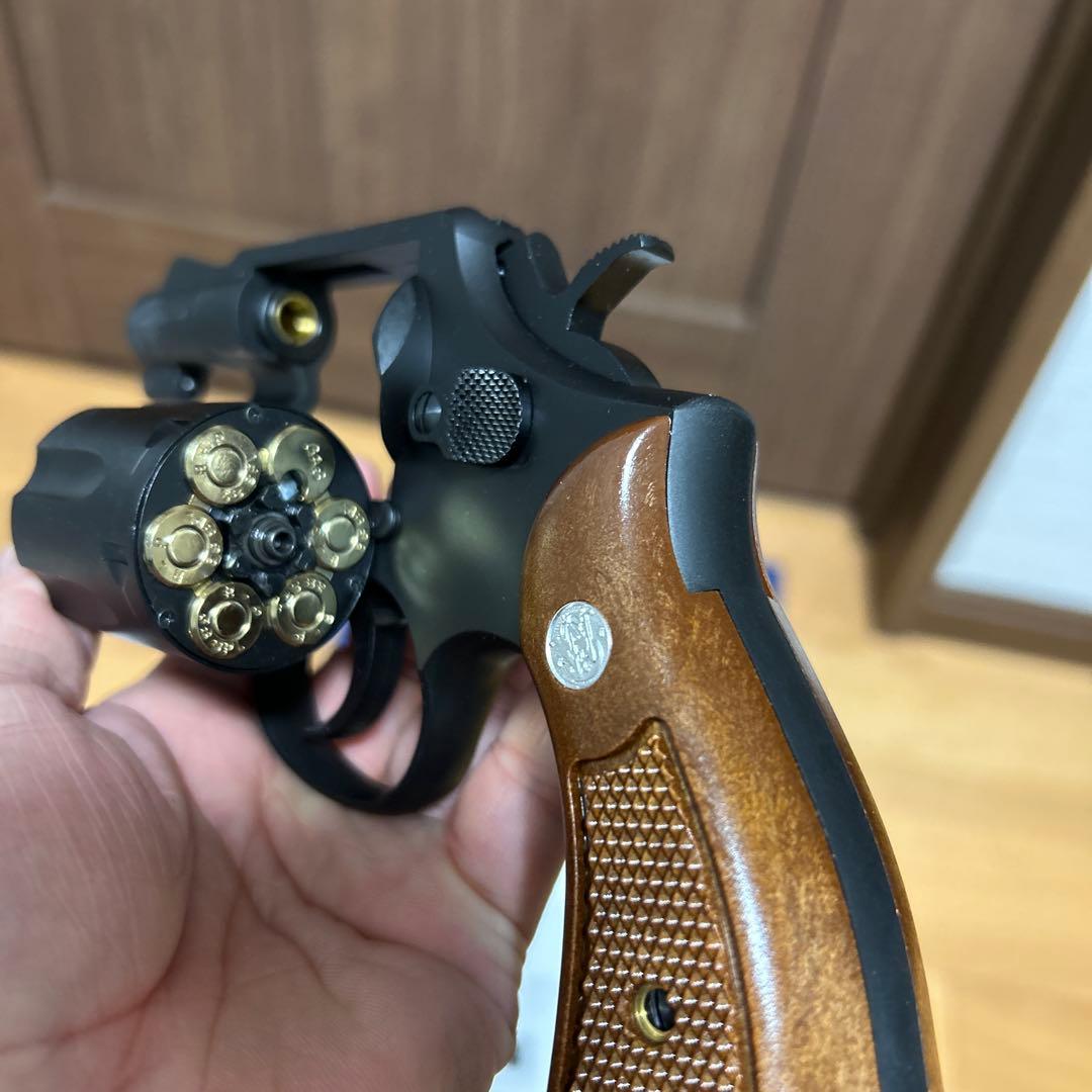 タナカ コルト パイソン Rモデル ガスガン　M10 スクエアバット