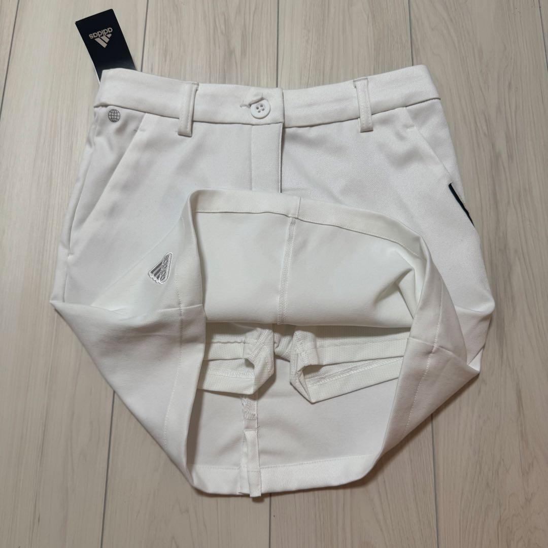 新品 アディダス ゴルフ セットアップ タイトスカート ジャカードネック S