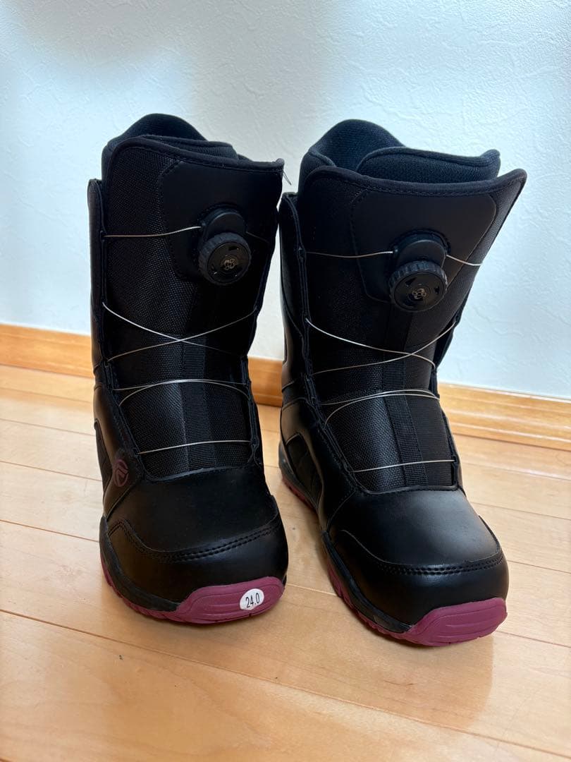FLOWスノーボードブーツ 24cm ブラック/パープル