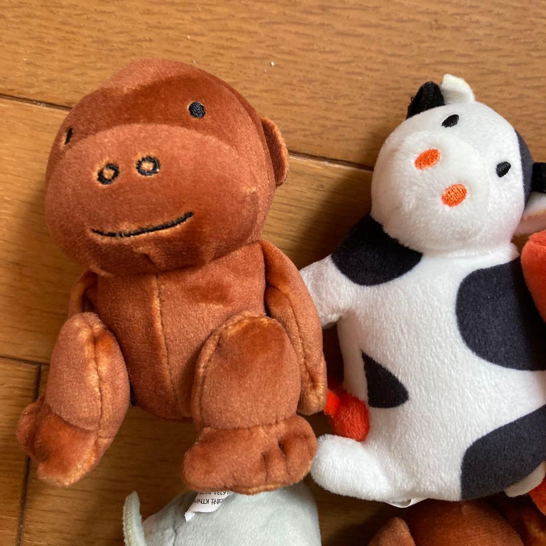 ブルーナ アニマルズ サル ブタ ぬいぐるみ 12点セット