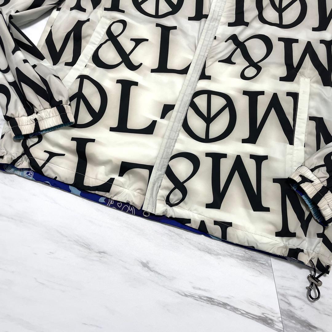 極美品 XL相当⭐️マークアンドロナ リバーシブル ナイロンジャケット 総柄