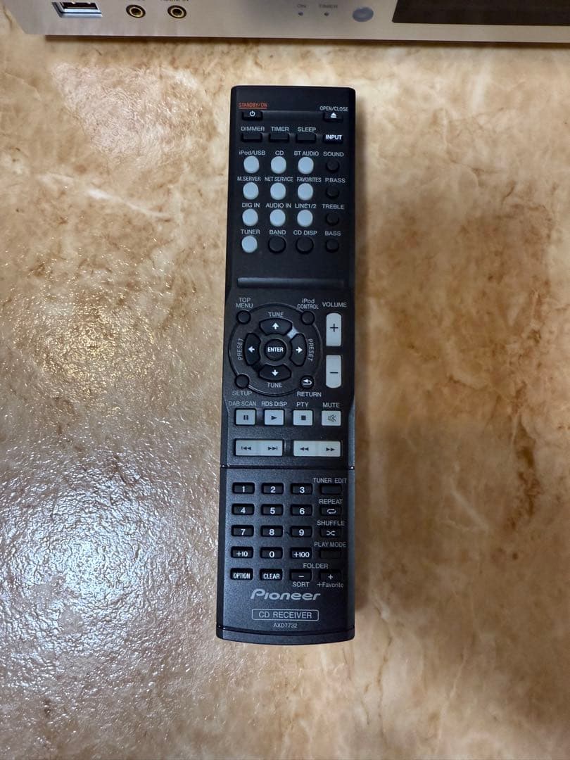 ★美品★Pioneer製ミニコンポ スピーカーがオシャレなウッド調 音響良好♪